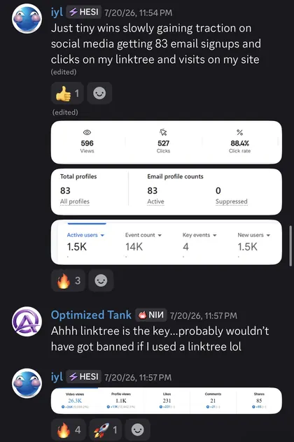 Operator win from the community